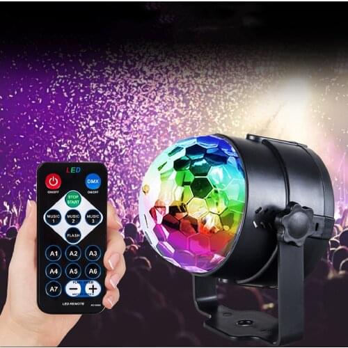 Led Disco Light Stage Lights DJ Disco Ball Sound Activated Laser Projector effect Lamp Light Music Christmas Party Birthday