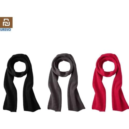 Youpin Urevo Knitted scarf Antistatic Simple Solid Color Winter Scarf Easy match outfit Keep Warm for Woman Men Outside