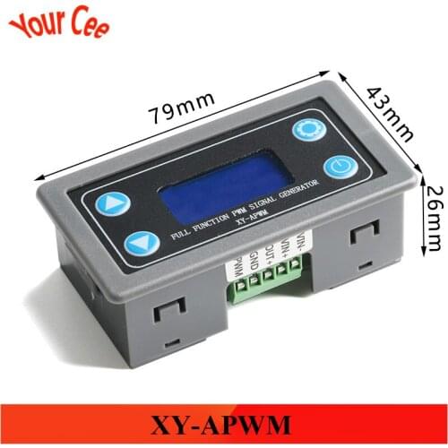 XY-APWM Full function PWM pulse square wave rectangular wave signal generator Frequency duty cycle adjustable module