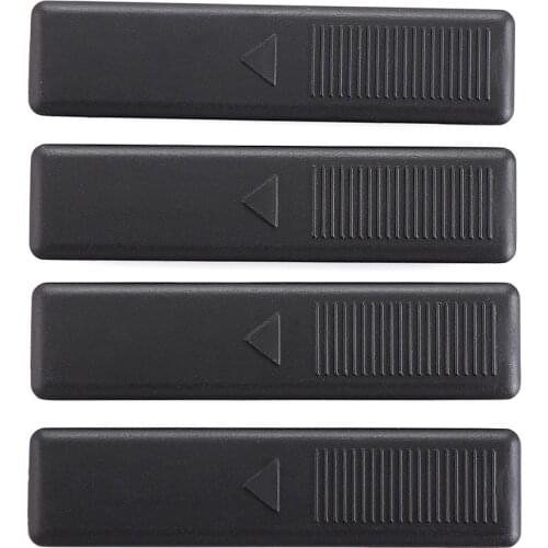 4PCs Roof Rail Clip Rack Moulding Cover Replacement Black For Mazda 2 3 5 6 CX7 UK 2002-2015