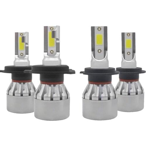 2 pcs Car headLight LED H7 LED H4 LED 9004 Hb5 H11 H1 H3 880 881 h27 9005 HB3 9006 HB4 H13 9007 HB1 Hi Lo Auto Headlights 12V