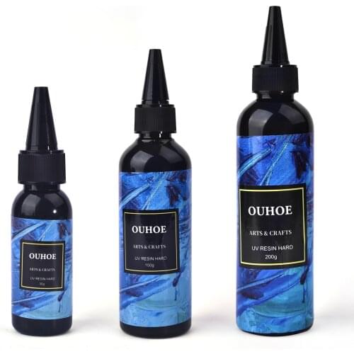 30/100/200g UV Epoxy Resin Quick-Drying Glue Gel Curing Hard State For DIY Jewelry Crafts Production Production Accessories