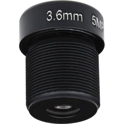 5.0MP HD 3.6mm 1/2.5" F2.0 M12*0.5 Mount Fixed Iris 114 degrees Angle lens For Smart security IP CCTV Camera SL-3620B5MP