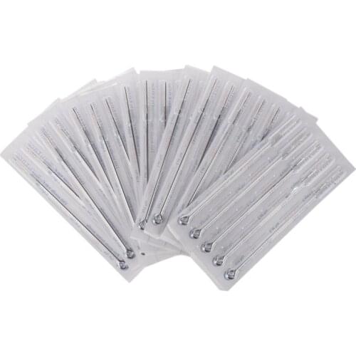 Professional 50 Pcs Disposable Tattoo Needles Size 5RL Tattoo Supplies Makeup