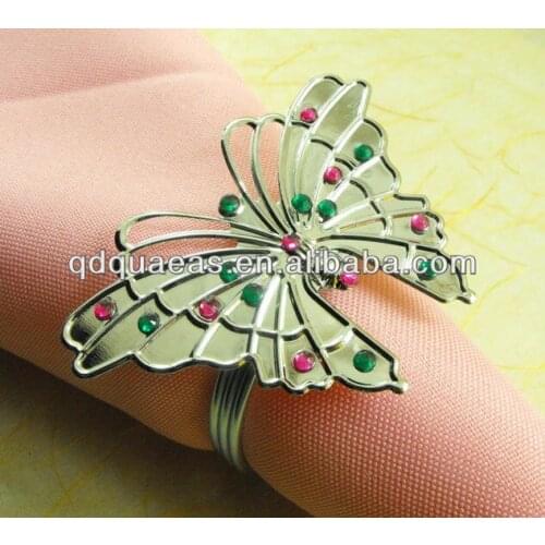 Acrylic wedding napkin ring and party decoration