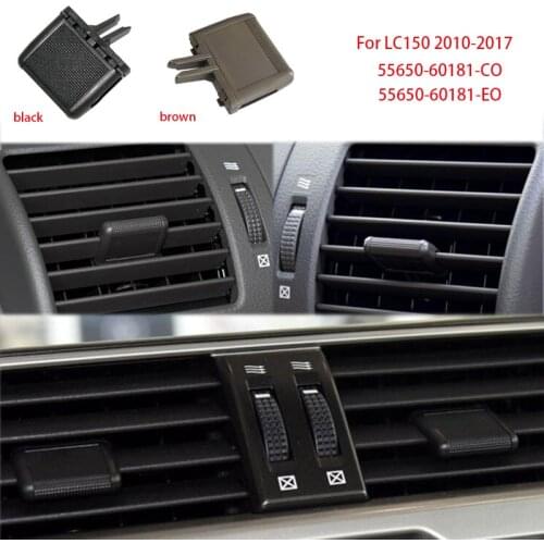 Car Dash A/C Vent Tab Clips Air Conditioning Leaf Louvre Slice Kit For 2010-2017 Toyota Prado LC150 Car Accessories