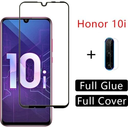 Case on honor 10i cover tempered glass screen protector coque for huawei honer 10 i i10 honor10i camera lens film huawey phone