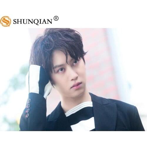 Hot selling Korean custom Super Junior Kim HeeChul printed poster living room wall art decorative satin poster custom your image