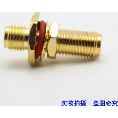 RF Connector SMA-KKY SMA Waterproof Adapter 6G Double Pass Extension Nut Gasket Outer Screw Inner Hole