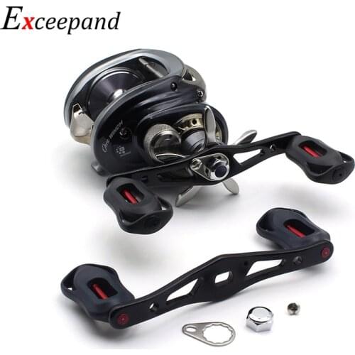 Exceepand Powerful 95 mm Baitcasting Fishing Reel Handle Fit For Abu Garcia Daiwa Wheel Left/Right Handle