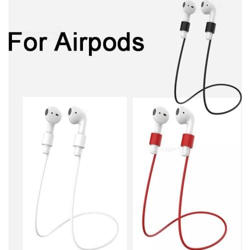 Anti Lost Silicone Strap Loop Cable Cord String for Apple Airpods 2 generations for Airpods iPhone Xs Max Headphone Accessories