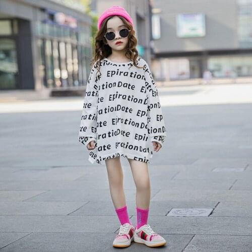 Girls' Hoodies Sweatshirts Babys Kids Outwear 2021 Cute Spring Autumn Top Teenagers Pullover Formal Sport Cotton Childrens Clo