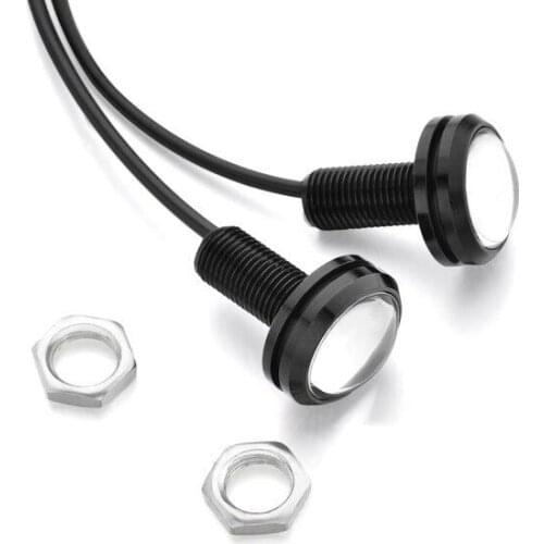 1 Pair Eagle Eye Lamps DC 12V Car DRL Eagle Eye LED Daytime Running Light Motorcycle Screw Lamp Source Waterproof Car Styling