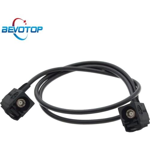 1PCS Fakra A Female Right Angle to Fakra A Female Right Angle RG174 Cable Analog Radio GPS Antenna Extension Cable Coaxial Cord