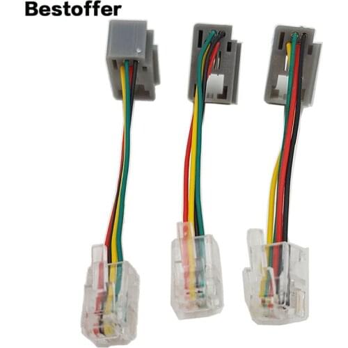 20CM 4P4C RJ9 to DC 3.5mm Male to Female Smartphone Headset Cable For IP Phones Aastra Shoretel Cisco Unified Office Telephone