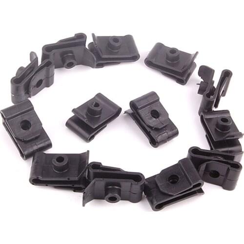 20x Nylon Car Bumper Fender U Nut #12 Screw Clip Retainer 90467-05114 9046705114 for Toyota Camry RAV4 IS300 2001-2012