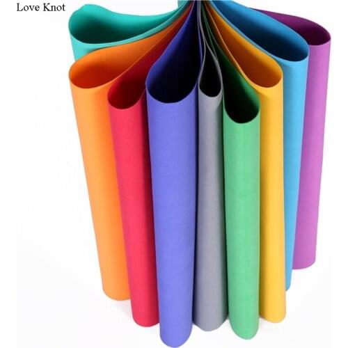 24Pcs/lot 50*50cm 24 colors Foam Sheets Sponge Paper DIY Foam Paper Sheets In Craft Paper DIY Accessories