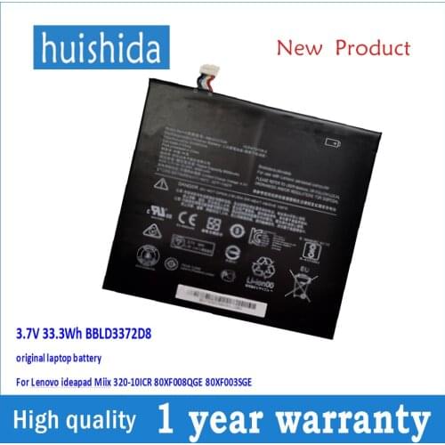 3.7v 33,3W BBLD3372D8 original laptop battery for LENOVO IdeaPad Miix 320-10ICR 80XF008QGE... 80XF003SGE 9000mAh series