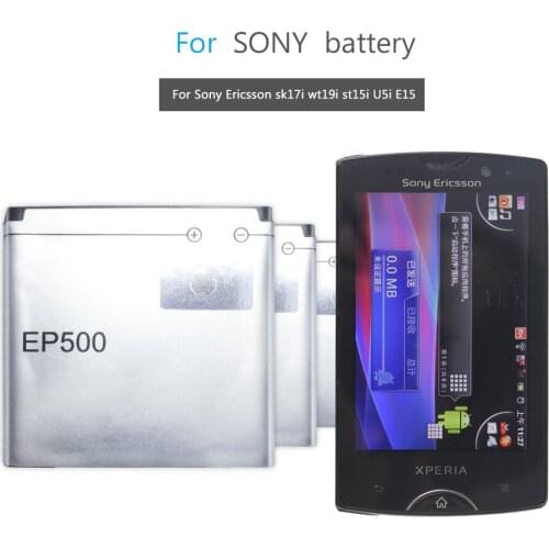 EP500 Battery For SONY ST17I ST15I SK17I WT18I X8 U5I E15i wt18i wt19i Mobile Phone