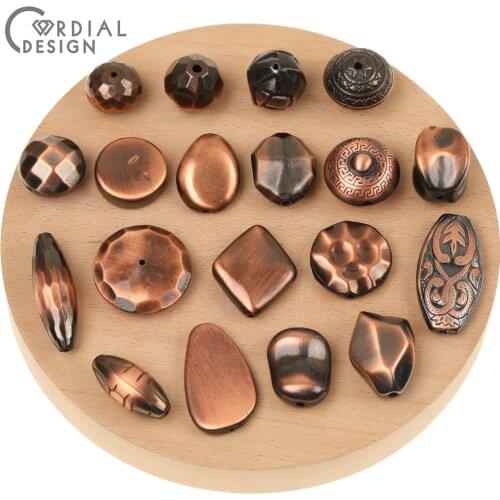 Cordial Design 100Pcs Jewelry Accessories/Acrylic Beads/Hand Made/Bronze Color Effect/DIY Making/Jewelry Findings & Components
