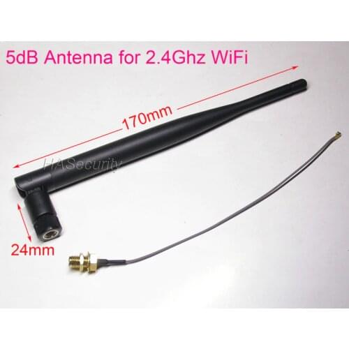 5dB Antenna for 2.4Ghz WiFi cameras