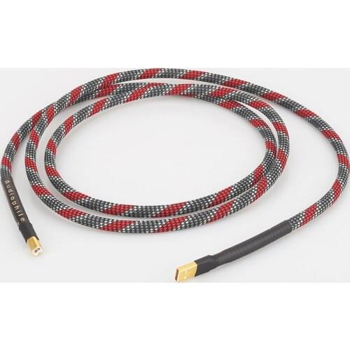 Audiocrast Hifi A53 Hi-End Copper USB audio cable data USB cable DAC USB cable A-B usb cable