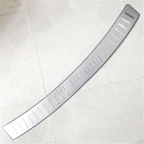 Car styling stainless steel Fit for Audi Q5 2010-2018 Rear Bumper Protector Sill Trunk Tread Plate Trim rear styling