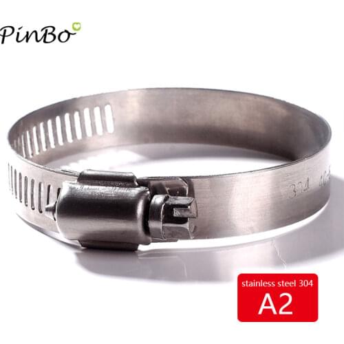 Free shipping 10/20/pcs/lot 141-165mm Stainless Steel 304 Drive Hose Clamp Tri Clamp screw collar Fuel Line Pipe Worm