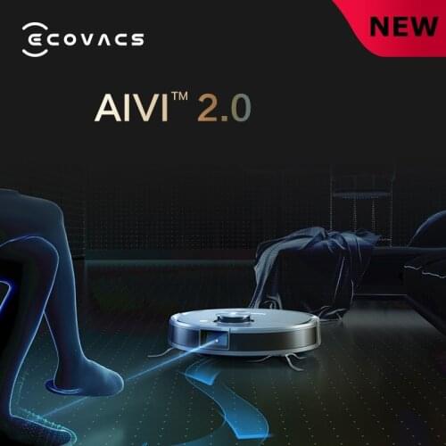 ECOVACS Deebot T9 AIVI Robot Vacuum Cleaner Super Suction 3000Pa Advanced TrueDetect 3D and TrueMapping and App Upgrade