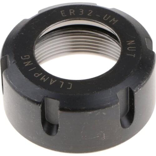 Sturdy ER32-UM Collet Clamping Hex Nuts For CNC Milling Chuck Holder Lathe