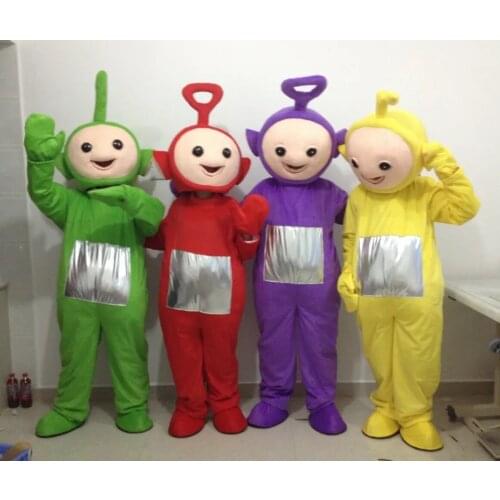 Hot selling Adult cute the Red the Teletubbies Mascot Costume the Teletubbies fancy dress festive clothing