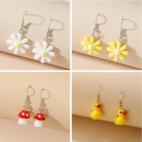 Cute White Cloud Stud Earrings Delicate Clouds for Women Girls Ear Jewelry Gift Wholesale Gifts