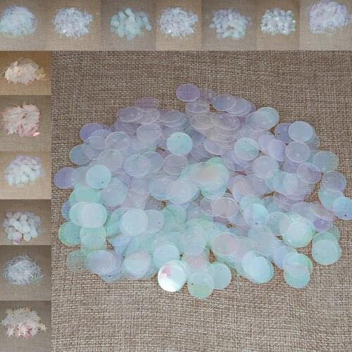 Fashion 120-650Pcs/Bag White Bright Multiple Shapes Beads Sequin Charm Pendant for DIY Earring Jewelry Clothing Accessories