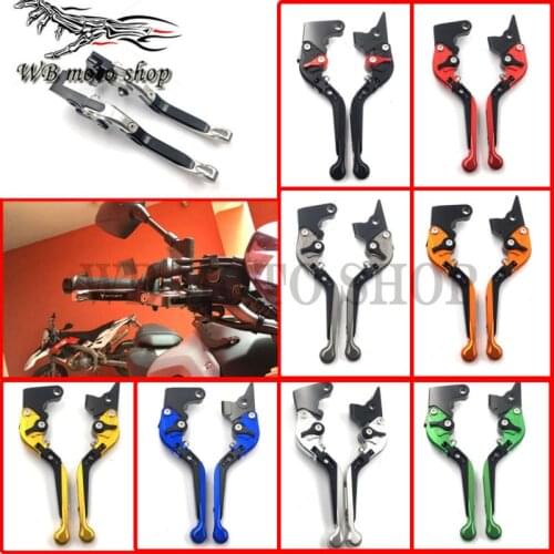Motorcycle Adjustable Short Brake Clutch Levers For 2006-2015 YEAR Yamaha FZ1 FZ6 Fazer FZ8 FZ6R XJ6 MT-07 MT-09 MT07 MT09 LOGO