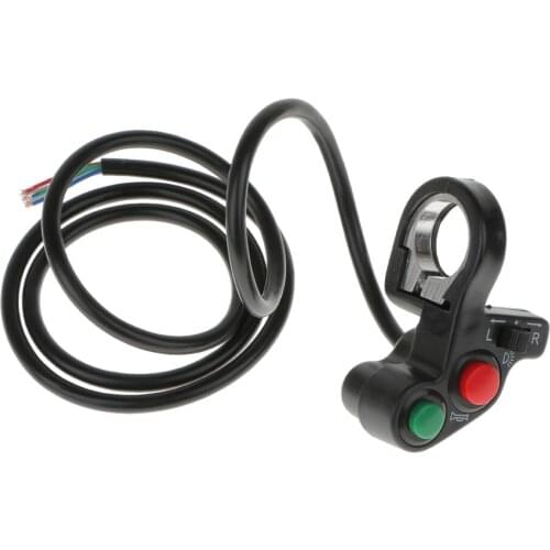 Motorcycle Scooter Bike Quad ATV Horn Turn Signal Headlight Switch 7/8' Lightweight Perfect Accessories Black