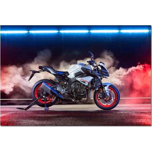 Yamaha MT-10 Muscle Motorcycle Poster and Print Wall Art Canvas Painting Wall Picture For Living Room Decor