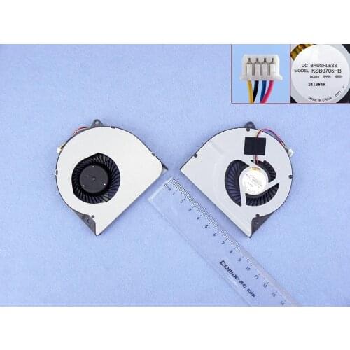 New Laptop Cooling Fan For ASUS N55 PN: KSB0705HB KSB06105HB CPU Cooler Radiator