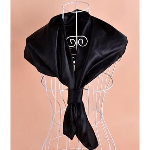 Solid satin royan silk Hijabs Square Scarf,Neckscarf scarves 90*90cm 50pc/lot #2086