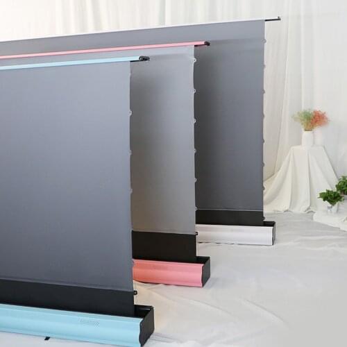 PLUTUSSA 120 Inch Floor Screen 4k Laser TV Portable ALR Movie Theater Projector Screen