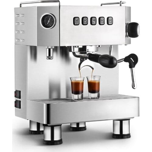Commercial Italian Coffee Machine CRM3018 Semi-automatic Double Pump Three Steam Boiler Coffee Cooker Espresso Coffee Maker