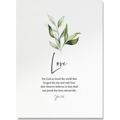 Modern Minimalist Green Plant Leaves Wall Art Canvas Painting Nordic Posters and Prints Wall Pictures for Living Home Decoration