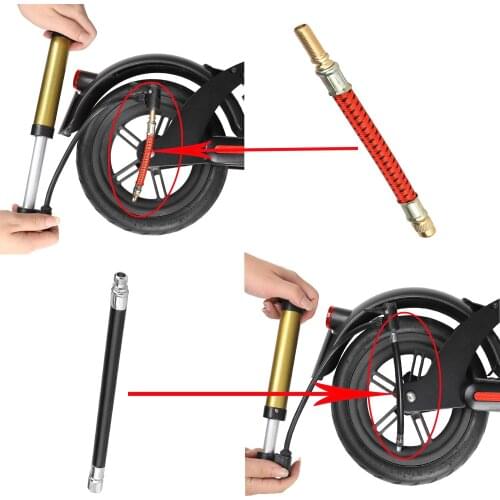 Tyre Valve Extension Adaptor for Xiaomi M365 Electric Scooter Bicycle Inflation Assist Inflation Extend Soft Tube Air Nozzle