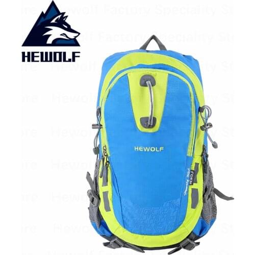 Hewolf Outdoor 30L Climbing Bags Waterproof Ultralight Sports Bags Tear Resistant Nylon Camping Sports Bag Hiking Travel Cycling