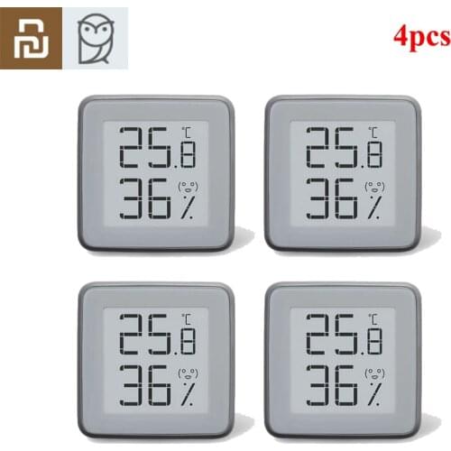 [Upgrade Version] Youpin MiaoMiaoCe E-Ink Screen BT2.0 Smart Bluetooth-compatible Smart Thermometer Hygrometer work Mihome APP