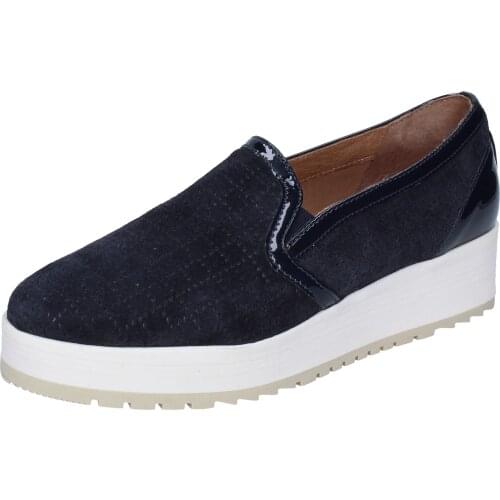 CARMENS Slip on women blue suede