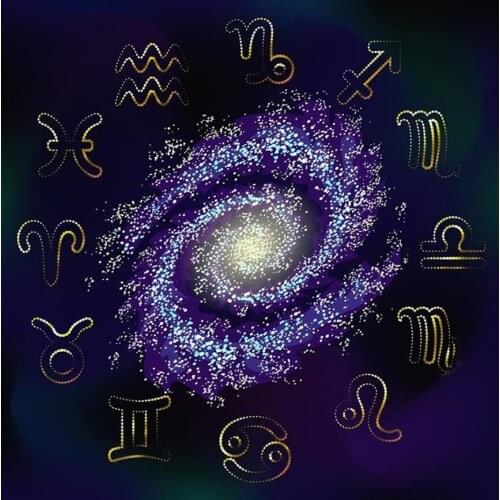 Twelve constellations 5D Diy Diamond Painting Cross Stitch Home Decor Full Rhinestones Mosaic Inlay Diamond Embroidery AS911