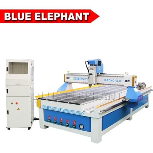1230 4 axis cnc woodcarving machine 1200*3000*200 mm X, Y, Z machine stroke customized cnc router