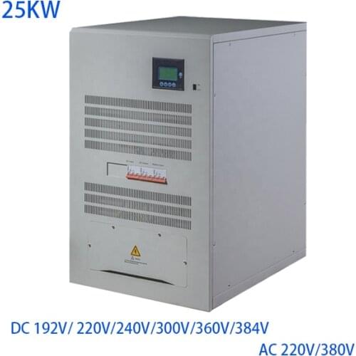 25KW 220VAC/380VAC 3 Phase inverter Pure Sine Wave Inverter 192VDC-384VDC Off Grid Inverter Converter for Solar generator