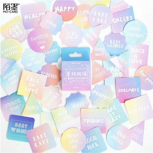 45pcs/pack w16 Stationery good wishes Pattern Diary Creative Cute Halloween Notebook Diary