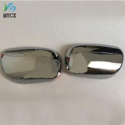 For toyota rav4 accessories that ABS rav4 door rear side mirror cover housing for rav 4 2001-2005 self adhesive chrome strip